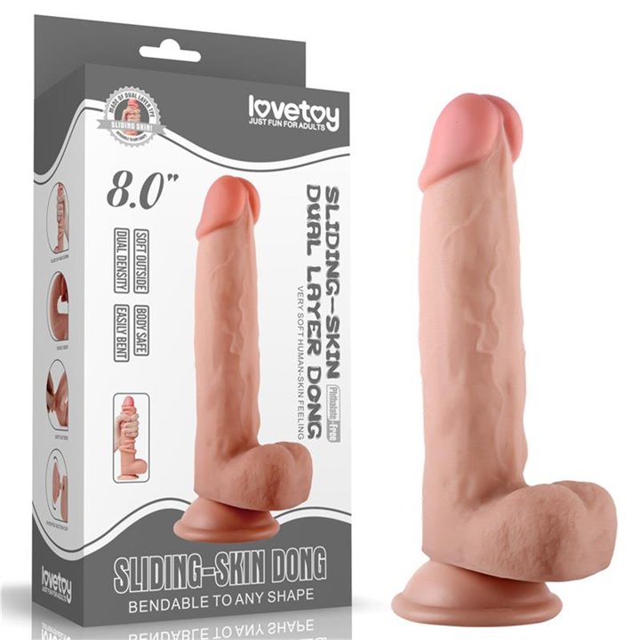 Dildo Sliding 8 Flesh - LO-LV317002 - Teknashop Ltd