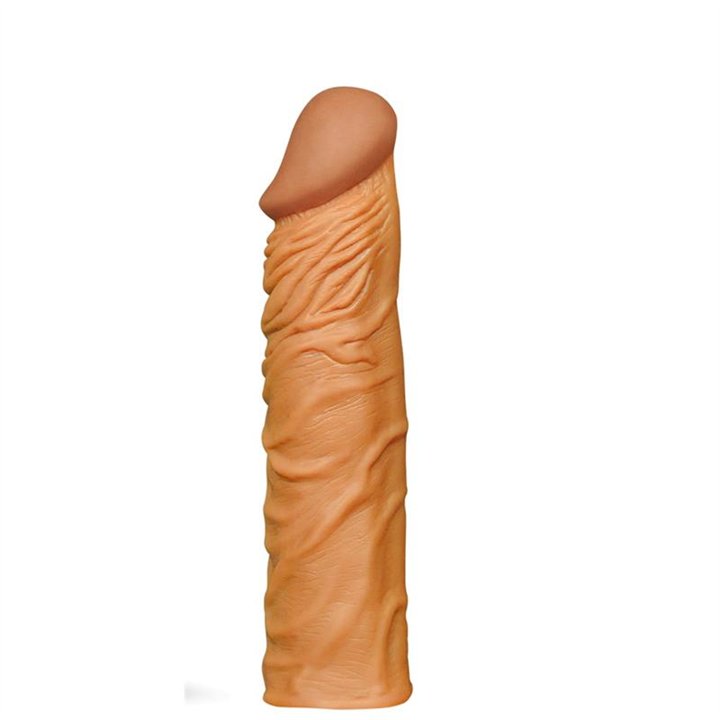 Penis Sleeve Add 2 Pleasure X Tender Brown - LO-LV1052 - Teknashop Ltd