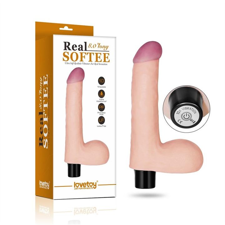 Vibe Real Softee 8 Flesh - LO-LV0914 - Teknashop Ltd