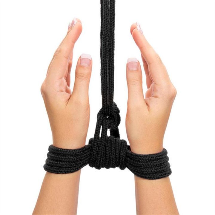 Rope Bondage Soft Black - LO-FT-001A-03 - Teknashop Ltd