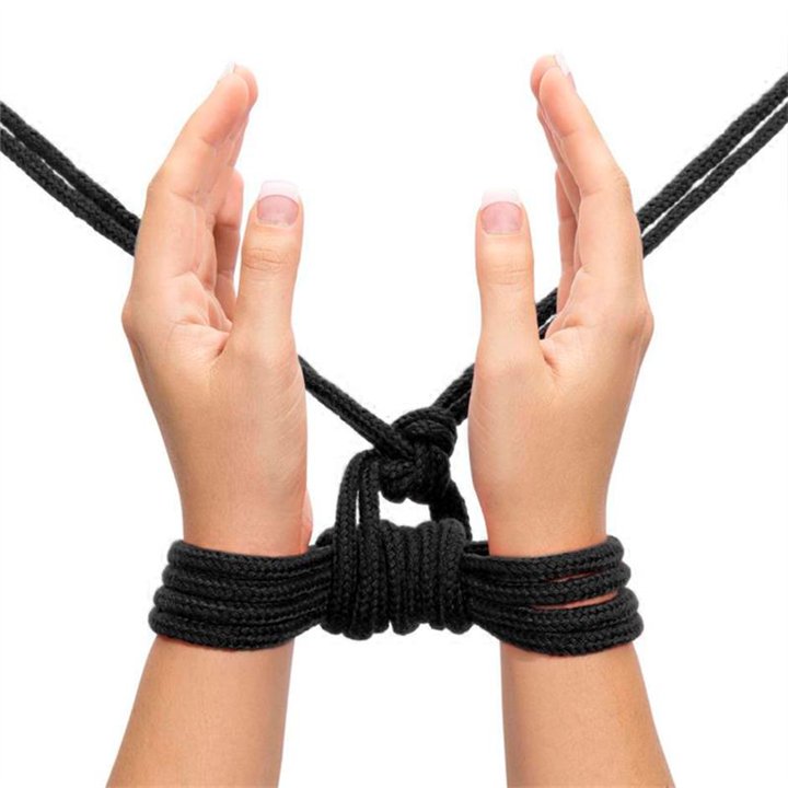 Rope Bondage Soft Black - LO-FT-001A-03 - Teknashop Ltd