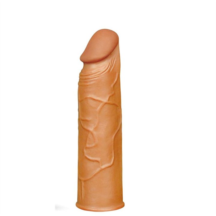 Penis Sleeve Pleasure X Tender Brown - LO-LV1050 - Teknashop Ltd