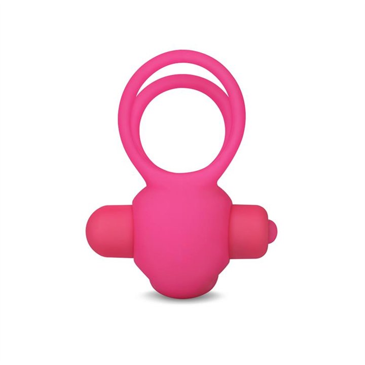 Double Vibrating Cockring Power Clit Duo Pink - LO-LV1427-P - Teknashop Ltd