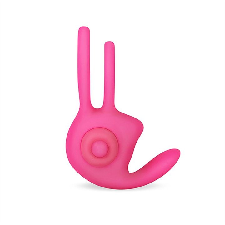 Double Vibrating Cockring Power Clit Duo Pink - LO-LV1427-P - Teknashop Ltd
