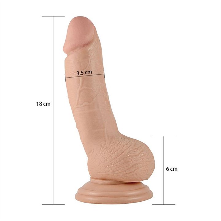Dildo Real Extreme 7 Flesh - LO-350047 - Teknashop Ltd