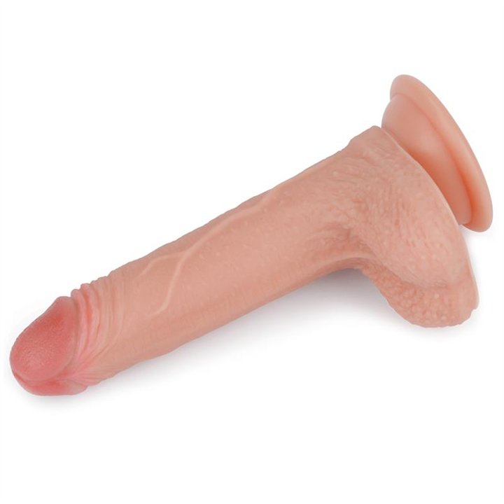 Dildo Nature 7 Liquid Silicone Flesh - LO-LV4001-F - Teknashop Ltd