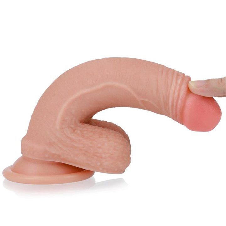 Dildo Nature 7 Liquid Silicone Flesh - LO-LV4001-F - Teknashop Ltd