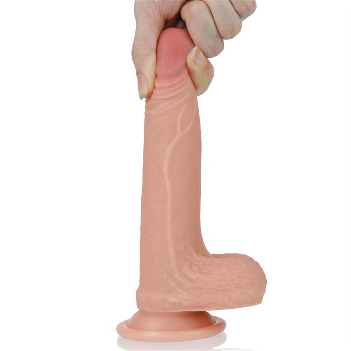 Dildo Nature 7 Liquid Silicone Flesh - LO-LV4001-F - Teknashop Ltd