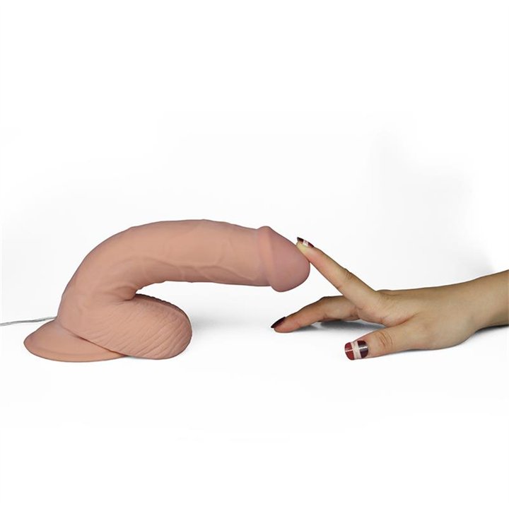 Dildo The Ultra Soft Dude con Vibración 8.8 Natural - LO-LV1095 - Teknashop Ltd