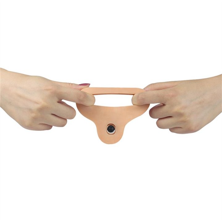Dildo The Ultra Soft Double with Vibration 5.8 Flesh - LO-LV1131 - Teknashop Ltd