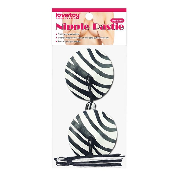 Nipple Covers Reusable Zebra - LO-LV763010 - Teknashop Ltd