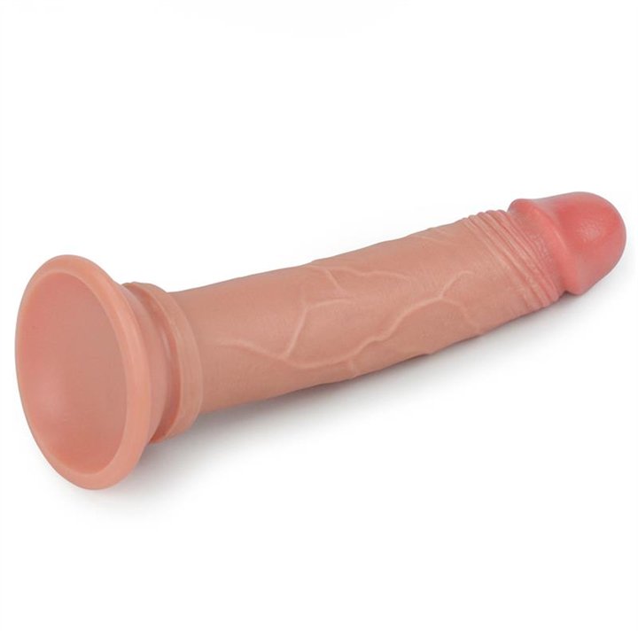 Dildo Nature 7 Liquid Silicone Flesh - LO-LV4002-F - Teknashop Ltd