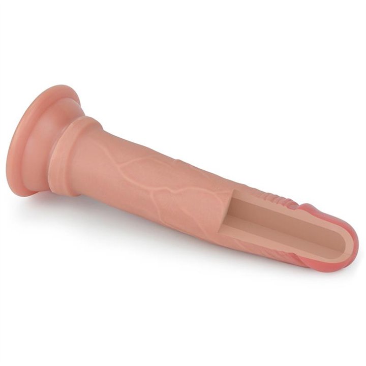 Dildo Nature 7 Liquid Silicone Flesh - LO-LV4002-F - Teknashop Ltd