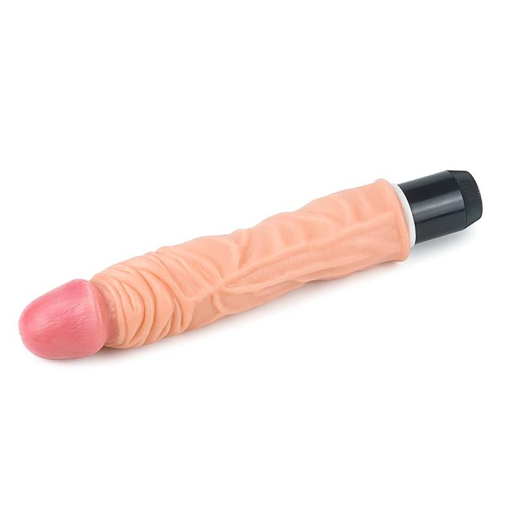 Dildo Flexi 9.5 with Vibration Flesh - LO-LV1014 - Teknashop Ltd