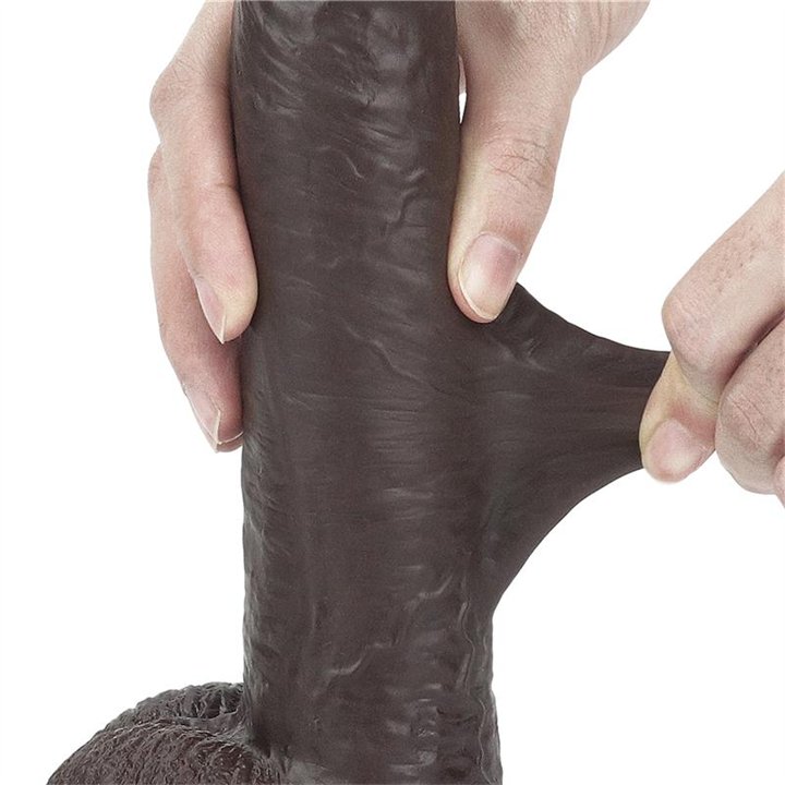 Dildo Sliding 9 Black - LO-LV317013 - Teknashop Ltd