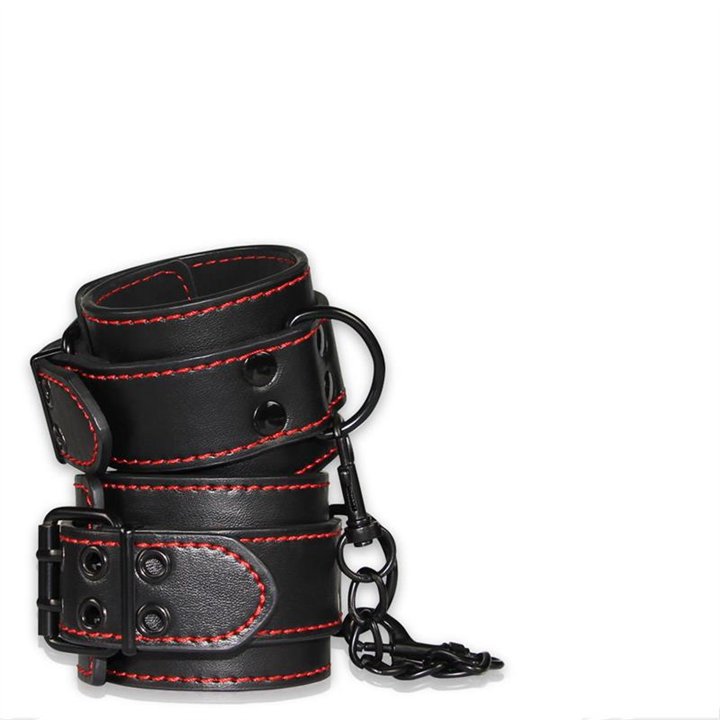Ankle Cuffs Bondage Black - LO-LV1654 - Teknashop Ltd