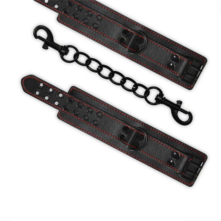 Ankle Cuffs Bondage Black - LO-LV1654 - Teknashop Ltd