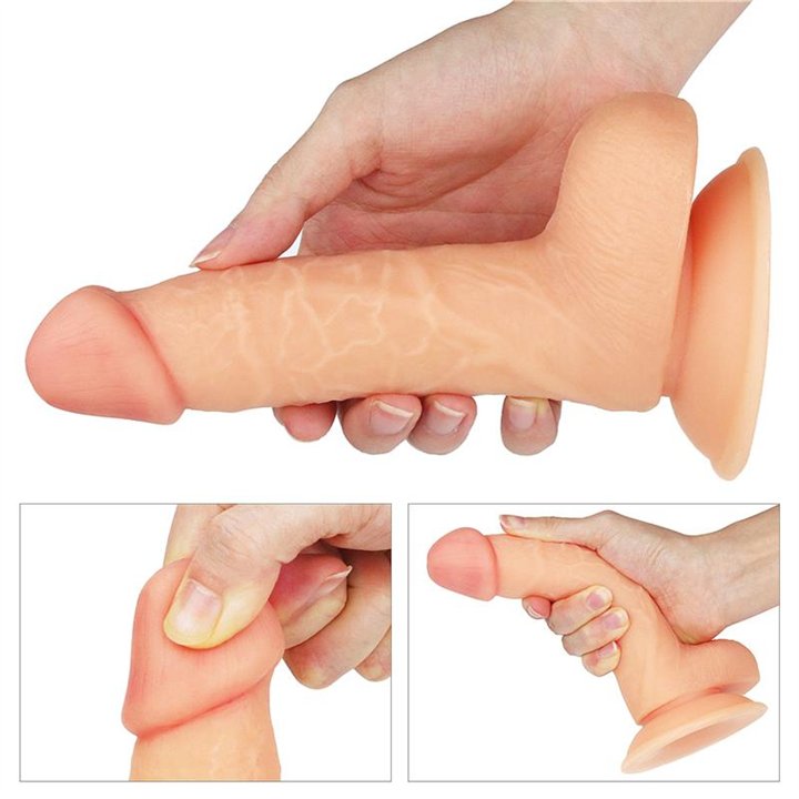 Dildo The Ultra Soft Dude 8 Flesh - LO-LV1089 - Teknashop Ltd