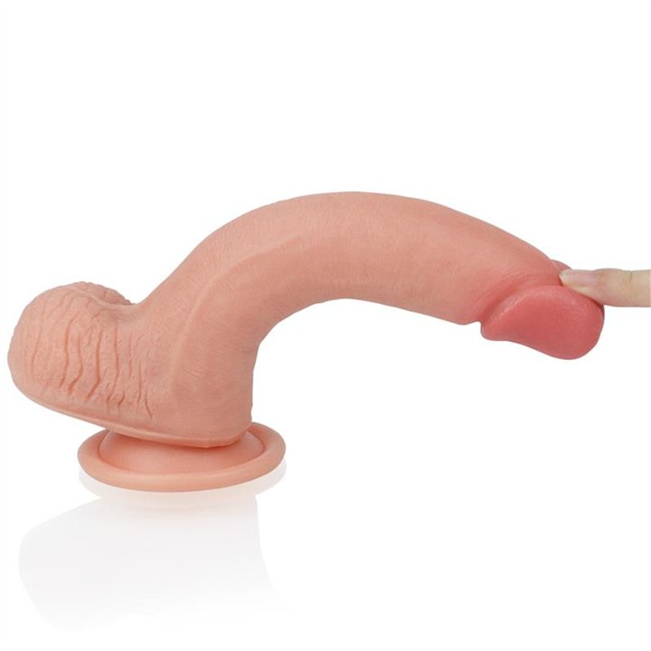Dildo Nature 8 Liquid Silicone Flesh - LO-LV4005-F - Teknashop Ltd