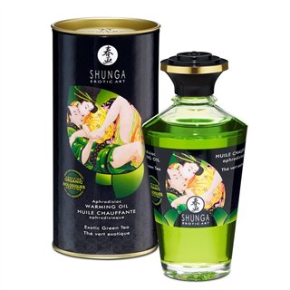 Shunga Aphrodisiac Massage Oil Green Te Aroma - S9023115 - Teknashop Ltd