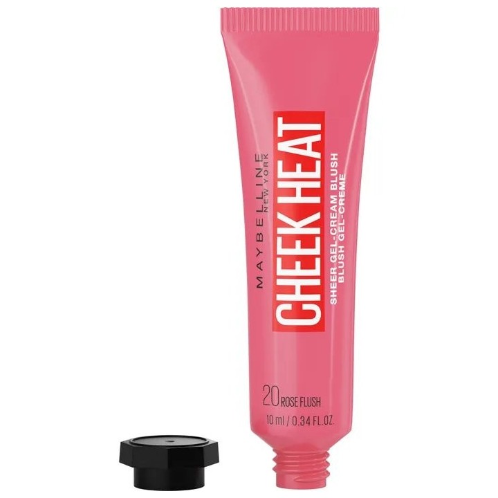Maybelline Cheek Heat Gel-Cream Blush 20 Rose Flash - unisex - Teknashop Ltd