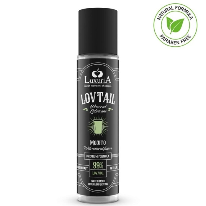 INTIMATELINE - LUXURIA WATER BASED LOVTAIL LUBRICANT MOJITO 60 ML - D-230929 - Teknashop Ltd