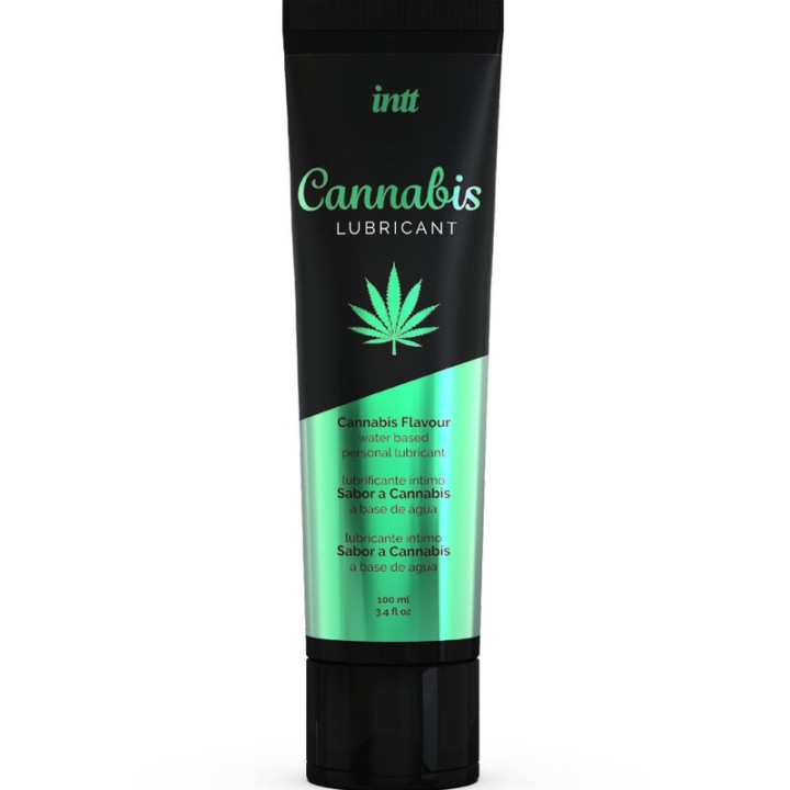 INTT LUBRICANTS - WATER-BASED INTIMATE LUBRICANT WITH CANNABIS FLAVOR - D-234923 - Teknashop Ltd