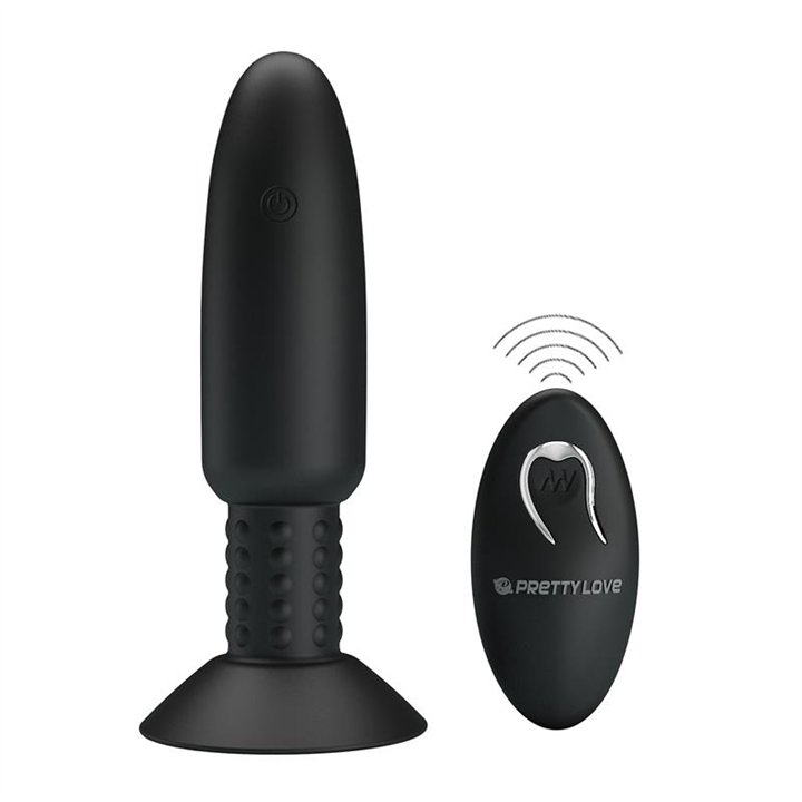 Remote-Controlled Anal Plug with Vibration and Rotation - USB - BI-040073W - Teknashop Ltd