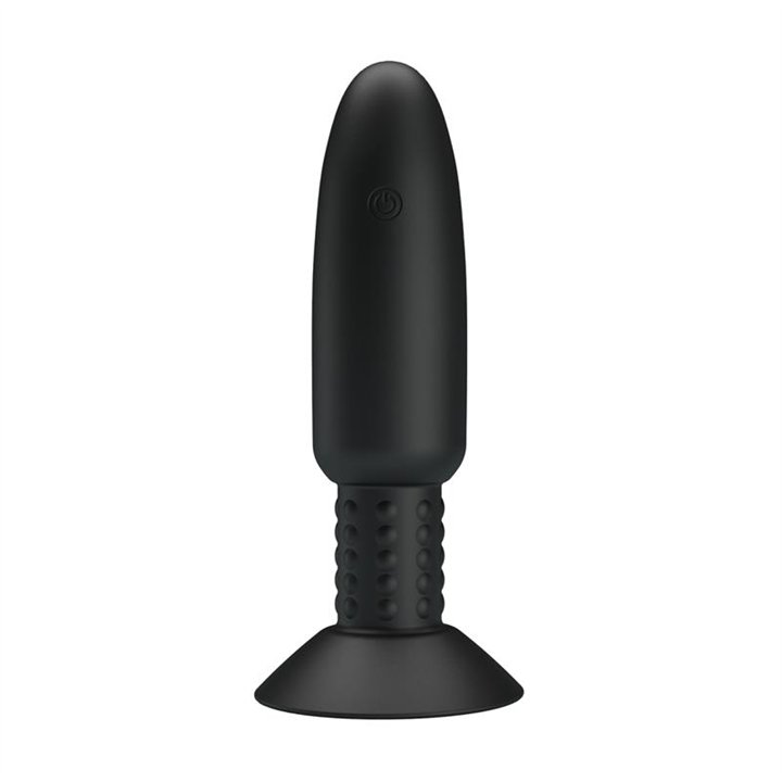 Remote-Controlled Anal Plug with Vibration and Rotation - USB - BI-040073W - Teknashop Ltd