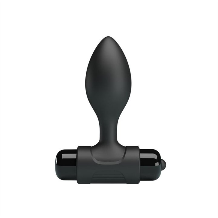 Butt Plug With Vibration Silcione - BI-040077 - Teknashop Ltd