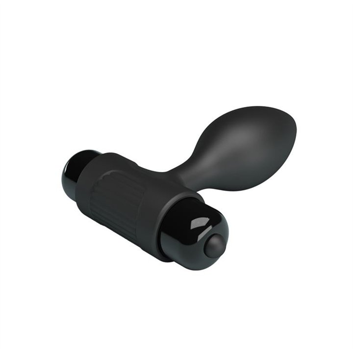 Butt Plug With Vibration Silcione - BI-040077 - Teknashop Ltd