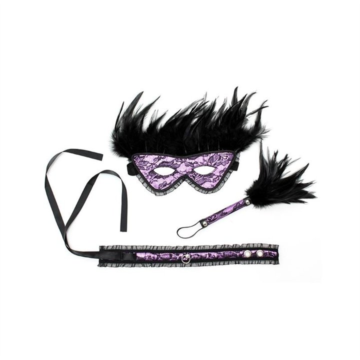 Pack 3 Pieces Dominiset de Lujo Purple - R8120 - Teknashop Ltd