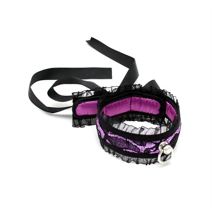 Satin Look Collar Purple - R8126 - Teknashop Ltd