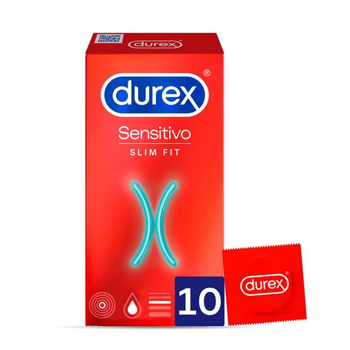 Condoms Sensitivo Slim Fit 10 Units - 8428076000373 - Teknashop Ltd