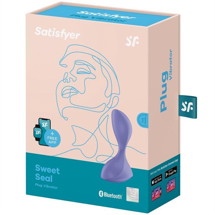 Sweet Seal Butt Plug with Vibration and APP Black - 4061504006765 - Teknashop Ltd