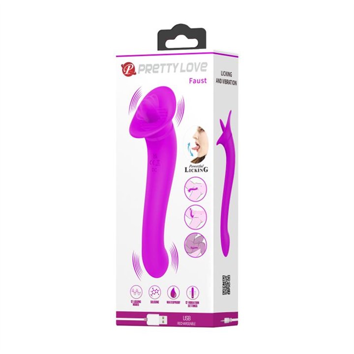 Faust Licking Vibrator USB - BI-014886 - Teknashop Ltd