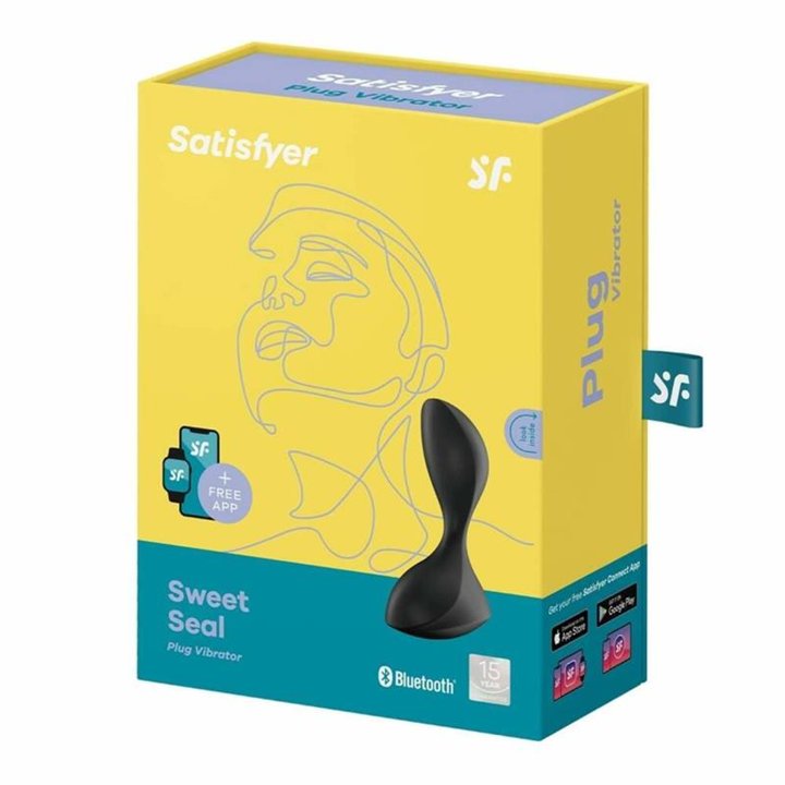 Sweet Seal Butt Plug with Vibration and APP Black - 4061504006758 - Teknashop Ltd
