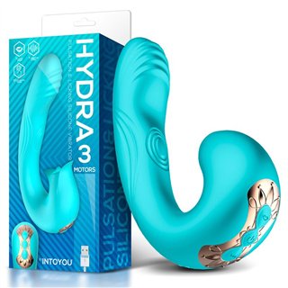 Hydra Vibe with Pulsation and Clitoris Stimulating Tongue 3 Motors USB - U-074 - Teknashop Ltd