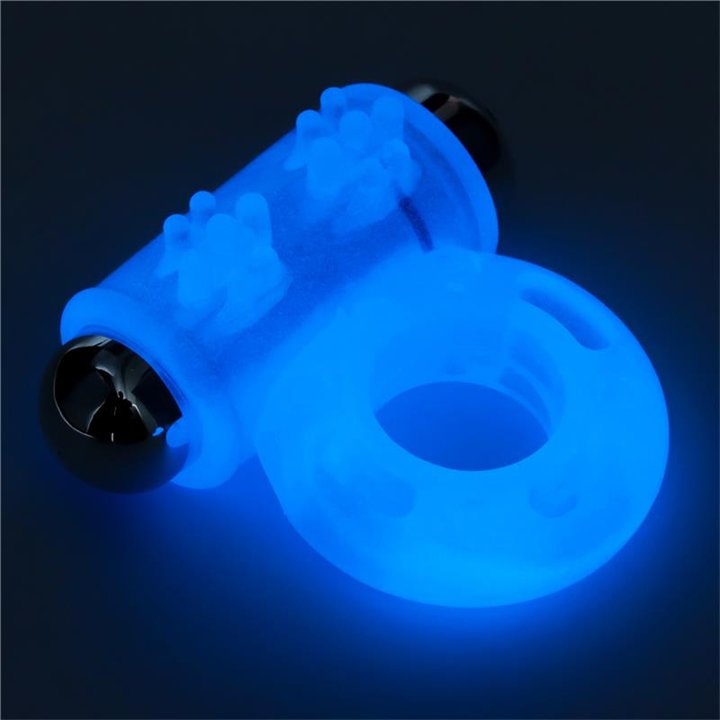 Lumino Play Vibrating Penis Ring Blue Light - LO-LV343215 - Teknashop Ltd