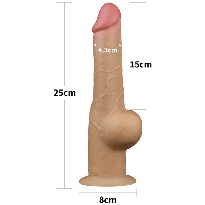 Dual Layered Dildo 9.5 - LO-LV411031 - Teknashop Ltd