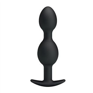 Pretty Love Silicone Anal Balls Black - BI-040035 - Teknashop Ltd