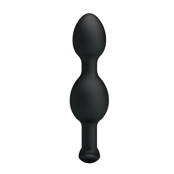 Pretty Love Silicone Anal Balls Black - BI-040035 - Teknashop Ltd