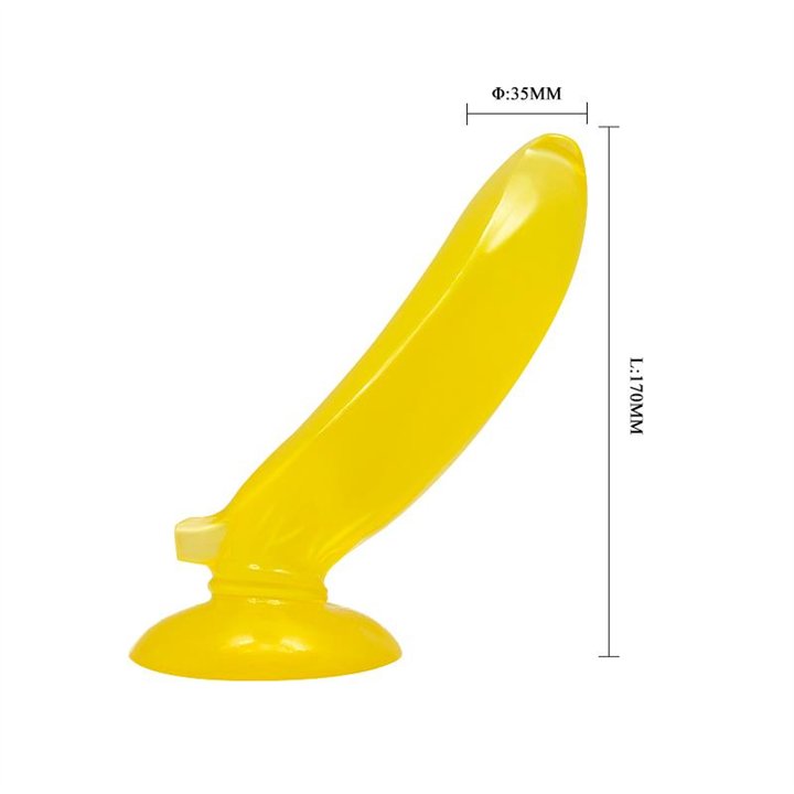 Banana Shaped Dildo - BI-017007 - Teknashop Ltd