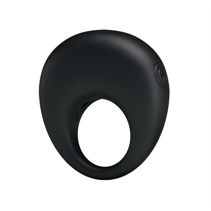 Pretty Love Vibrating Cock Ring Trap Black - BI-210140 - Teknashop Ltd