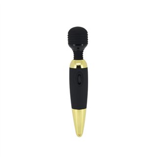 Pretty Love Massager Power Wand Black and Gold - BW-055009-2 - Teknashop Ltd