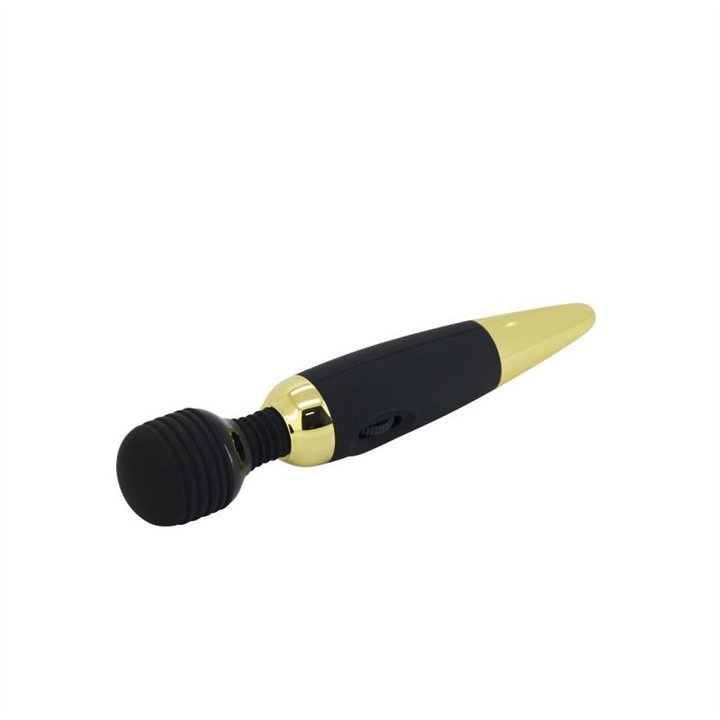 Pretty Love Massager Power Wand Black and Gold - BW-055009-2 - Teknashop Ltd