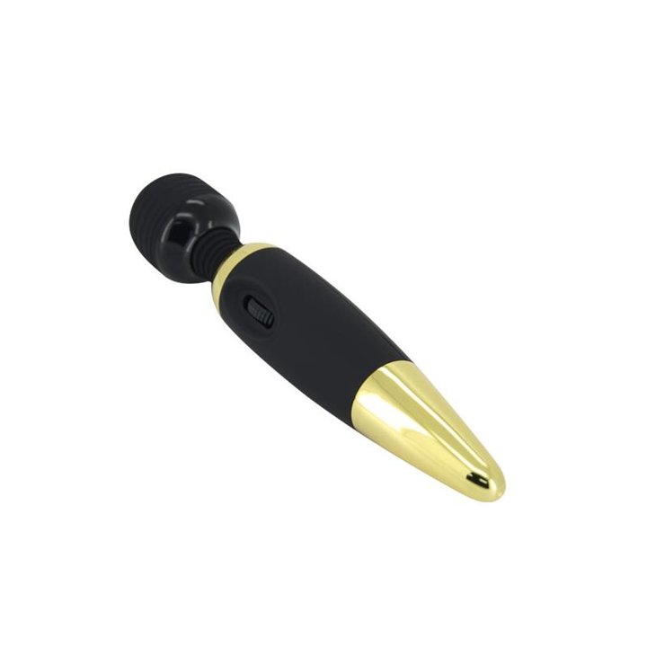 Pretty Love Massager Power Wand Black and Gold - BW-055009-2 - Teknashop Ltd