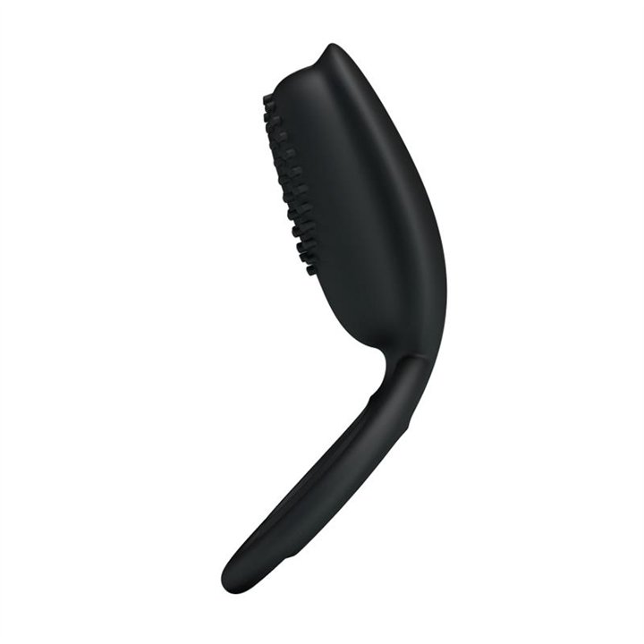 Pretty Love Vibrating Cock Ring Esther Black - BI-026218 - Teknashop Ltd