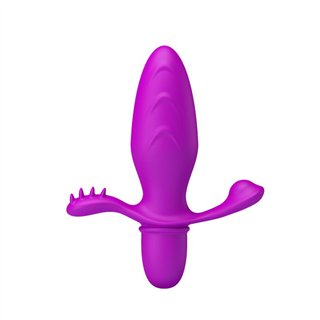 Butt Plug with Vibration Fitch Purple - BI-014288 - Teknashop Ltd