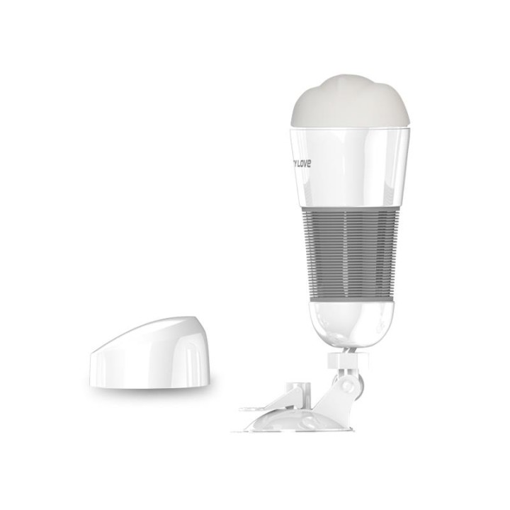 Vibrating Masturbator Hedy White Vagina - BM-00900T49-3 - Teknashop Ltd